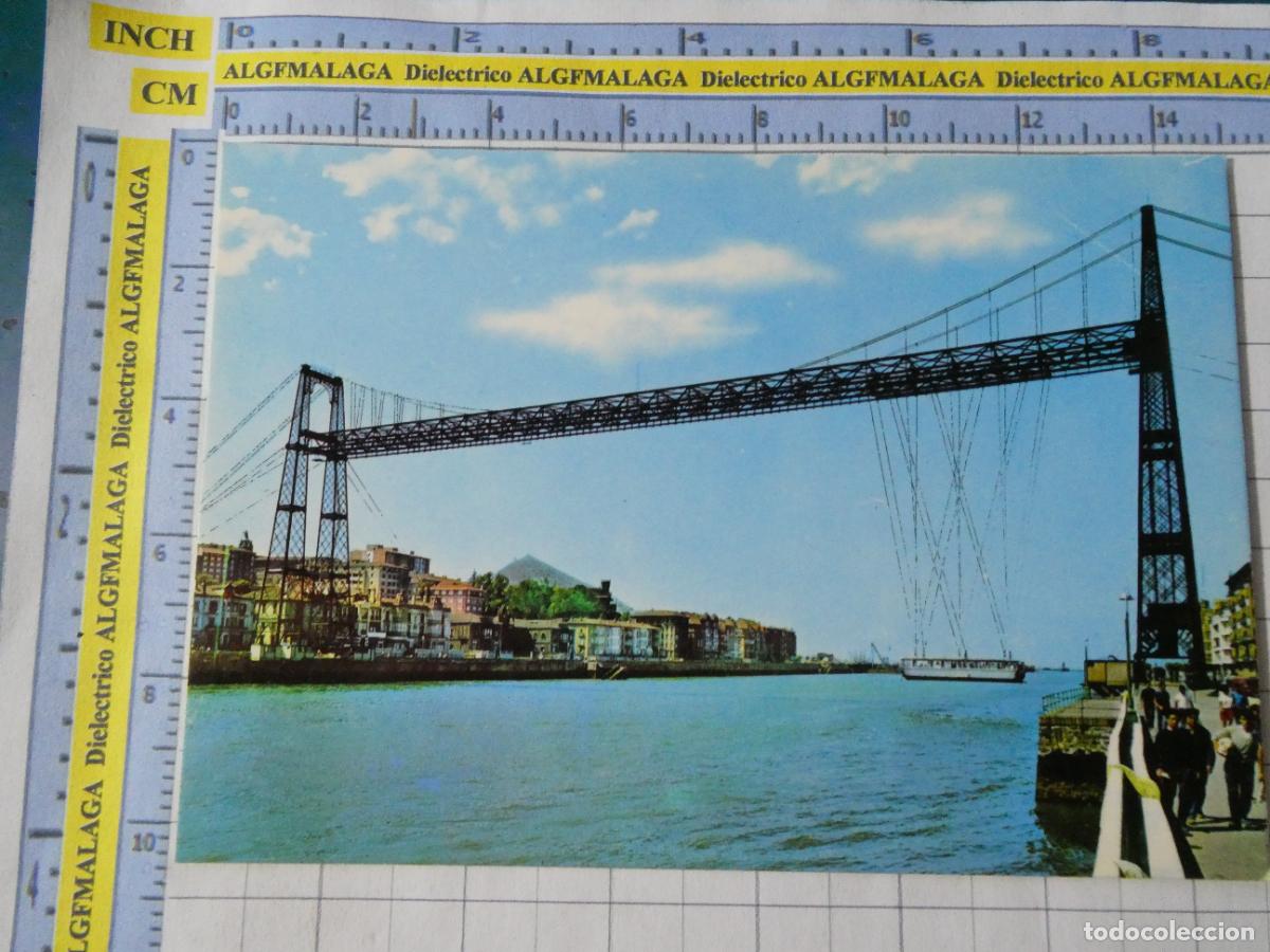 Postales: POSTAL DE VIZCAYA. A&Ntilde;O 1966. PUENTE DE VIZCAYA 7204 SAN CAYETANO. 1004