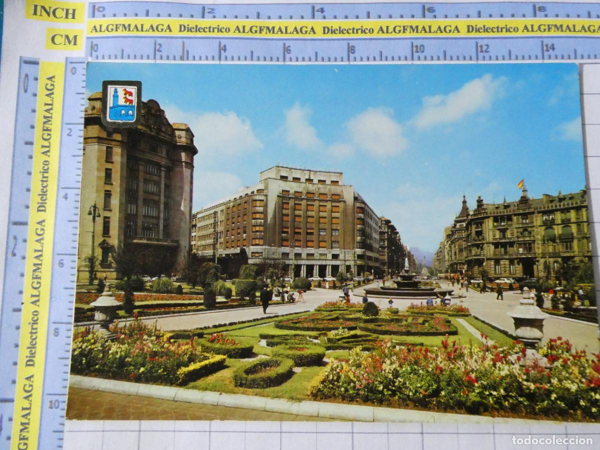 Postales: POSTAL DE VIZCAYA. A&Ntilde;O 1963. PLAZA DE FEDERICO MOYUA Y GRAN V&Iacute;A 1 ESCUDO ORO. 1006