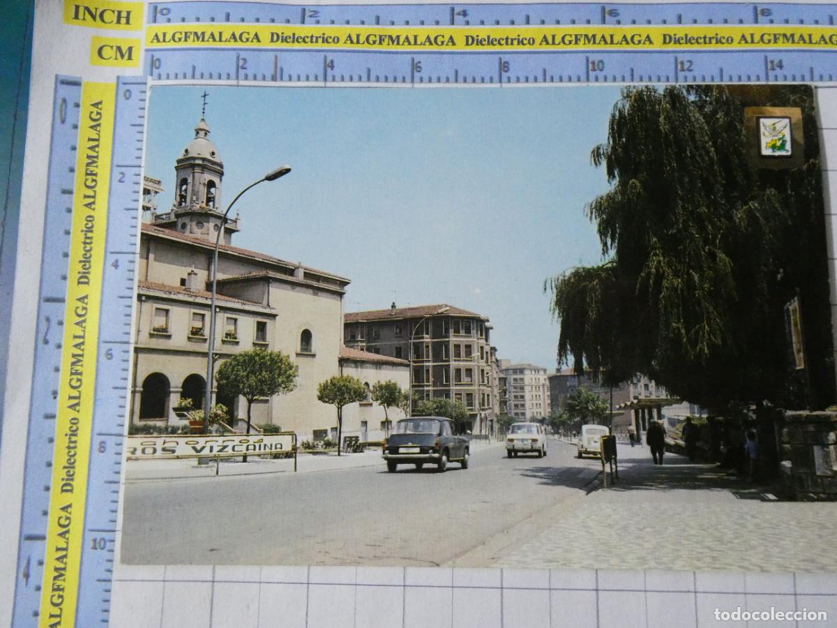 Postales: POSTAL DE VIZCAYA. A&Ntilde;O 1969. BASAURI PASEO DEL GENERAL&Iacute;SIMO. 74 ESCUDO ORO. 1008