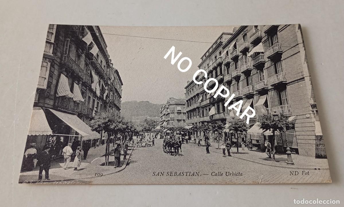 Postales: Postal San Sebasti&aacute;n Donostia Calle Urbieta