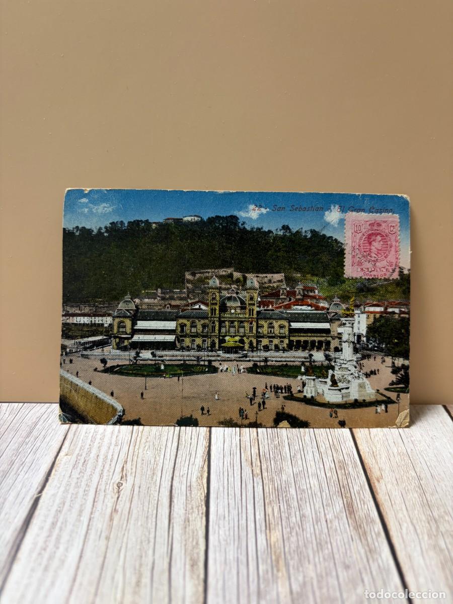 Postales: TARJETA POSTAL. SAN SEBASTI&Aacute;N. 22.- EL GRAN CASINO. FOTO EDITOR GREGORIO G,. GALARZA