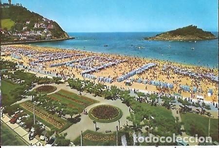 Postales: POSTAL A COLOR 50 SAN SEBASTIAN PLAYA DE ONDARRETA