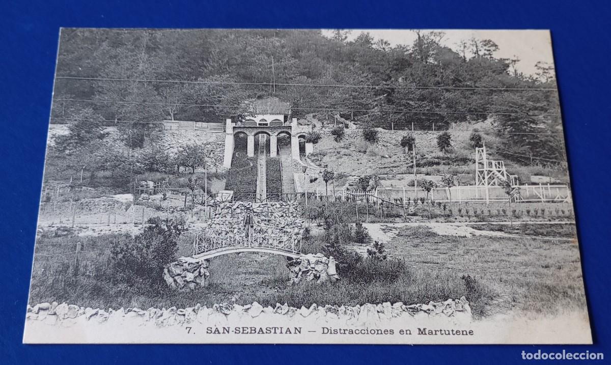 Postales: San Sebasti&aacute;n Martutene Distracciones Parque