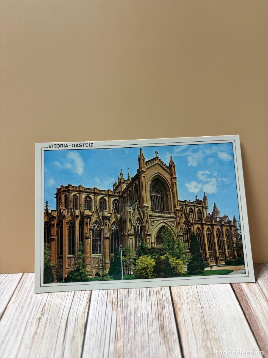 Postales: TARJETA POSTAL. VICTORIA-GAZTEIZ. 51.- CATEDRAL NUEVA. EDICIONES ARRIBAS