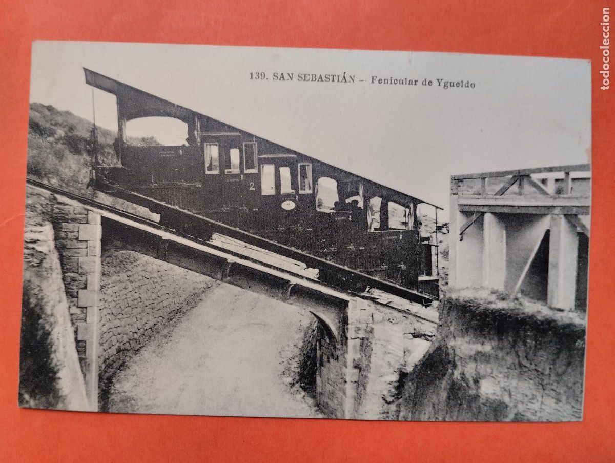 Postales: SAN SEBASTIAN FUNICULAR DE YGUELDO - Foto 1