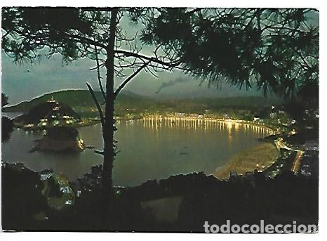Postales: VISTA GENERAL NOCTURNA DESDE EL PINAR (IGUELDO).- SAN SEBASTIAN