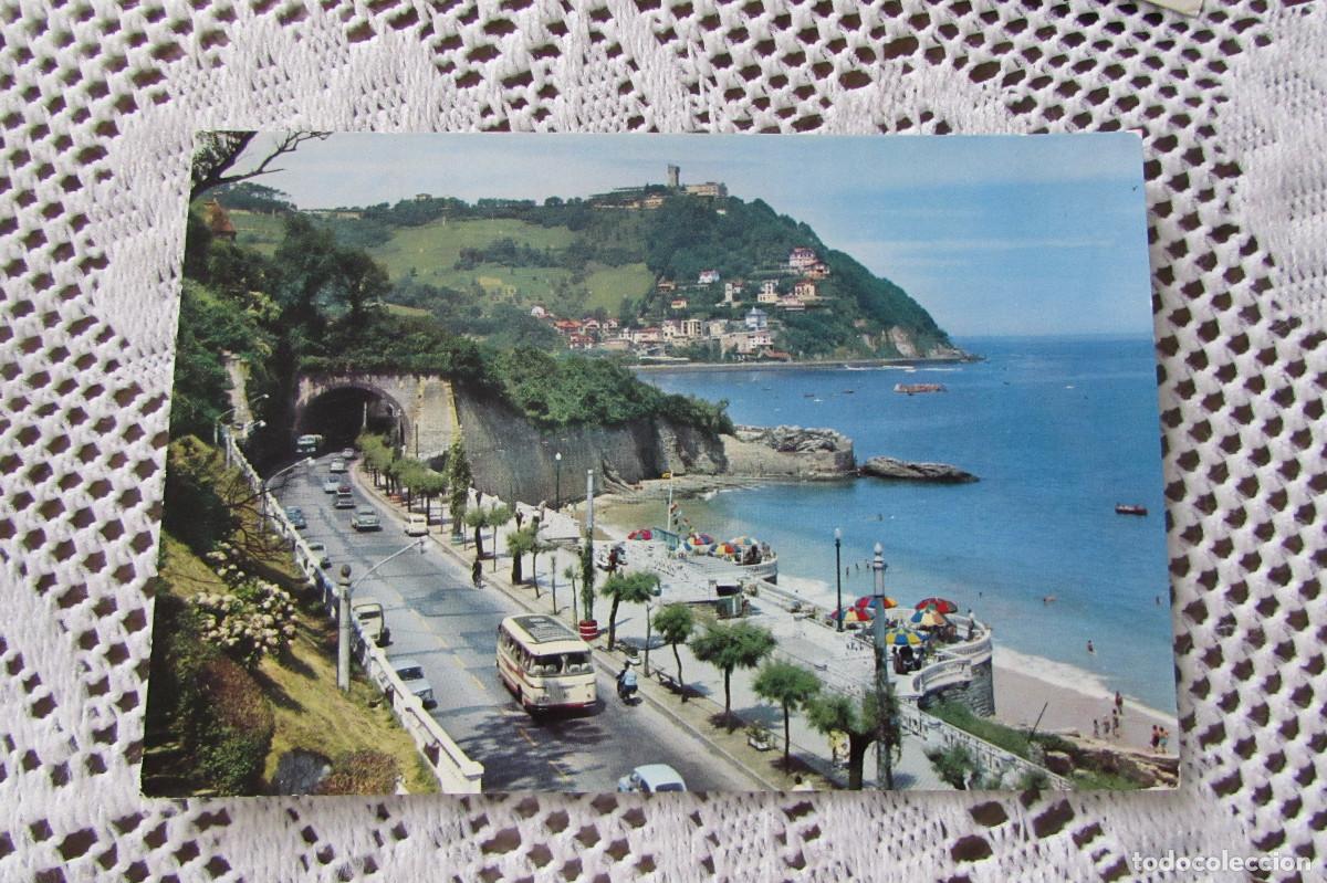 Postales: SAN SEBASTI&Aacute;N MIRACONCHA Y MONTE IGUELDO ESCRITA
