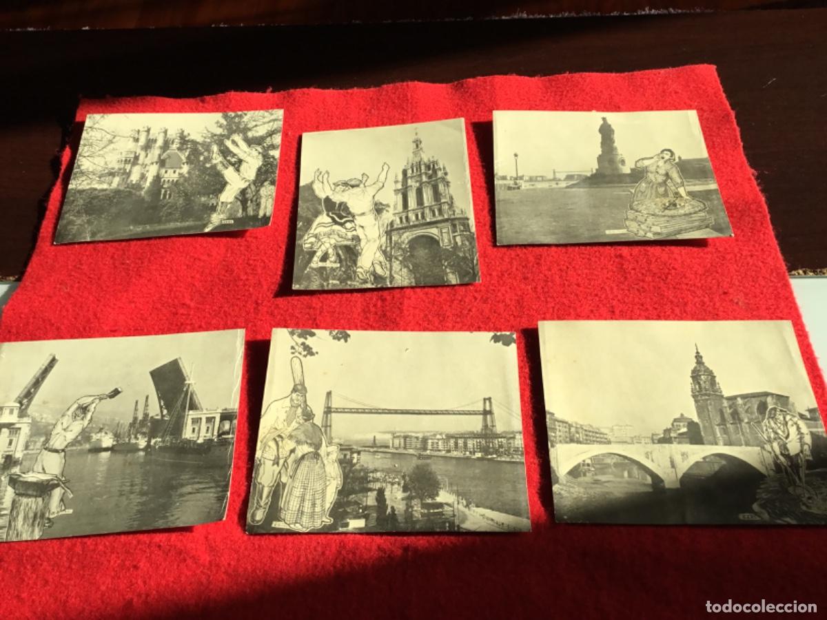 Postales: Antiguo lote fotograf&iacute;as tipo postales de Bilbao ,portugalete,castillo de Butr&oacute;n ,Santurce