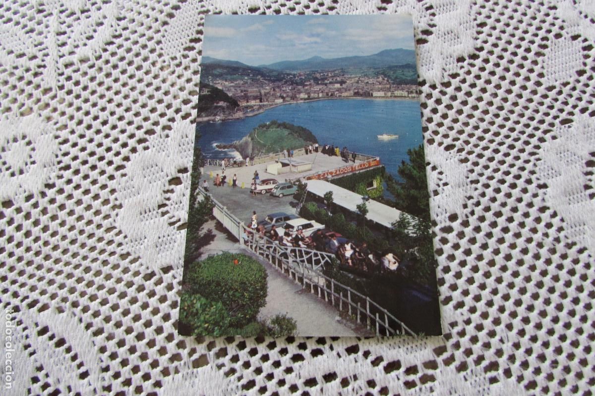 Postales: Postal SAN SEBASTI&Aacute;N Parque de Igueldo y Vista Parcial