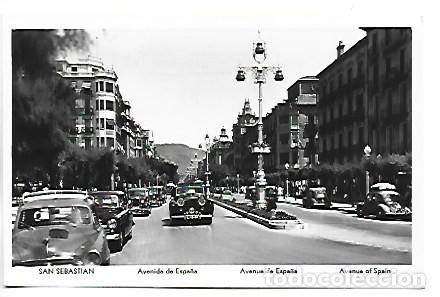 Cartes Postales: AVENIDA DE ESPA&Ntilde;A.- SAN SEBASTIAN