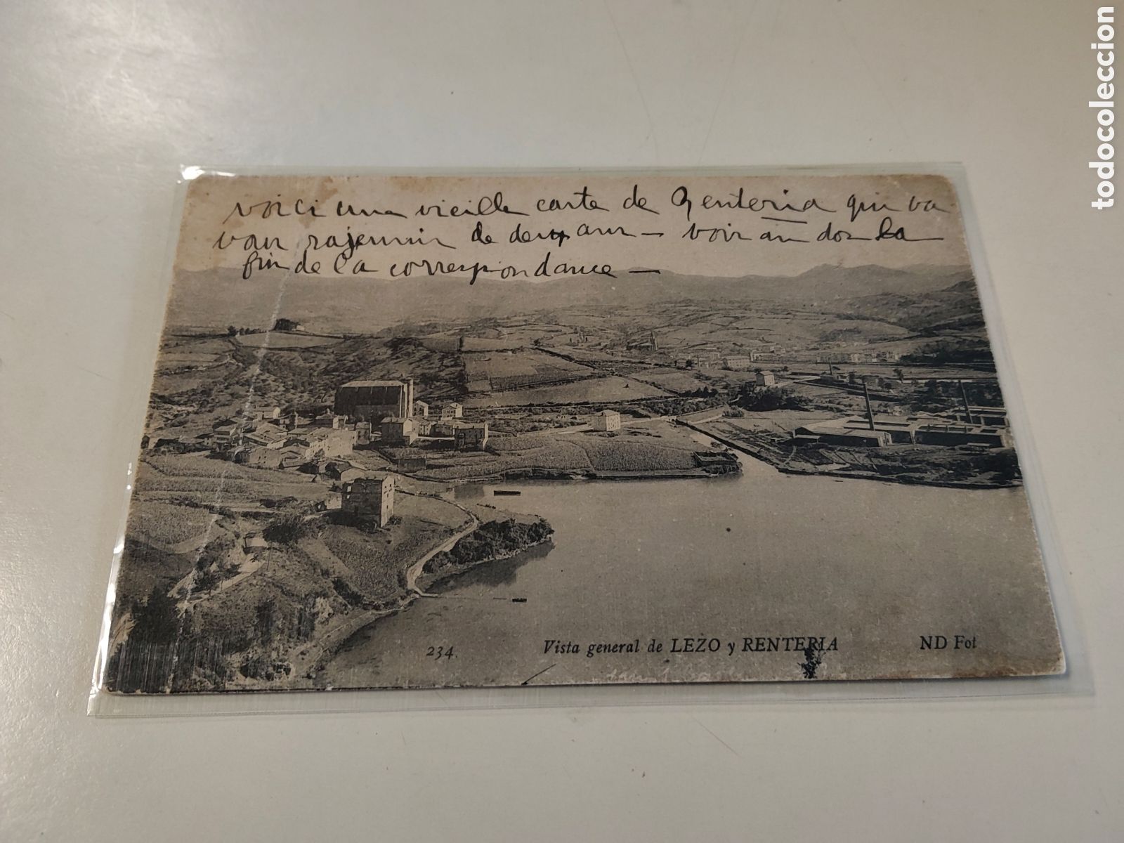 Postales: Postal Antigua Lezo y Renteria Gipuzkoa Vista general