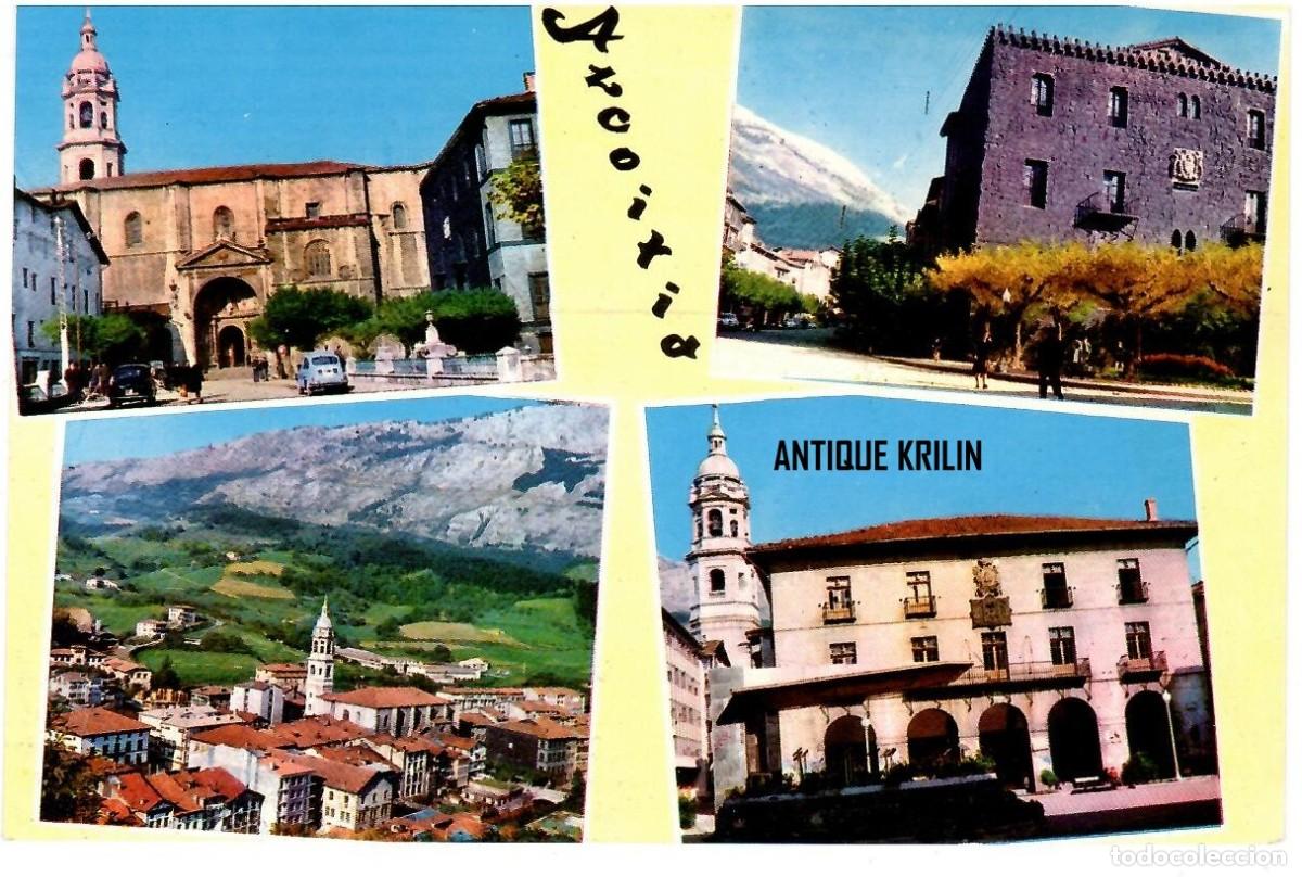 Postales: AZCOITIA N&ordm; 20 VARIAS VISTAS / FOTO GAR / SIN FRANQUEAR