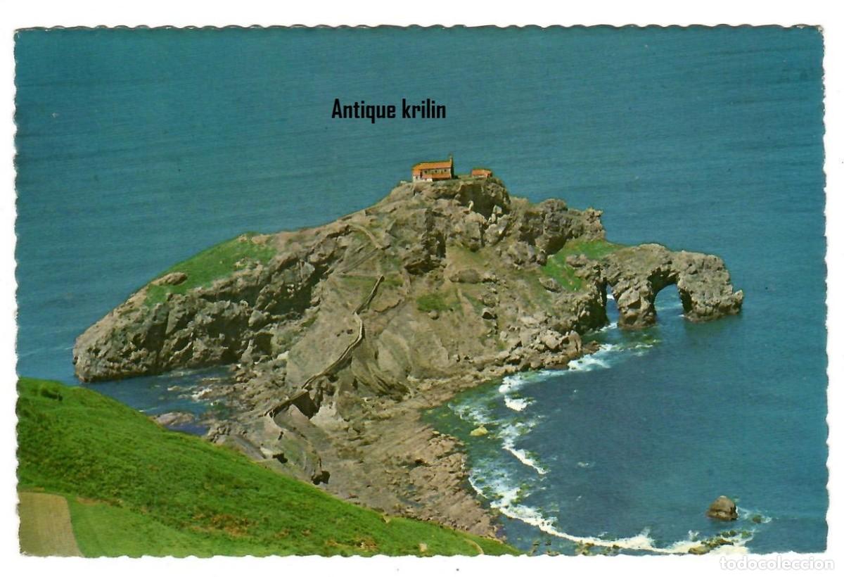 Postales: SAN JUAN DE GAZTELUGATXE / EDICION FOTO FHER / FRANQUEADA