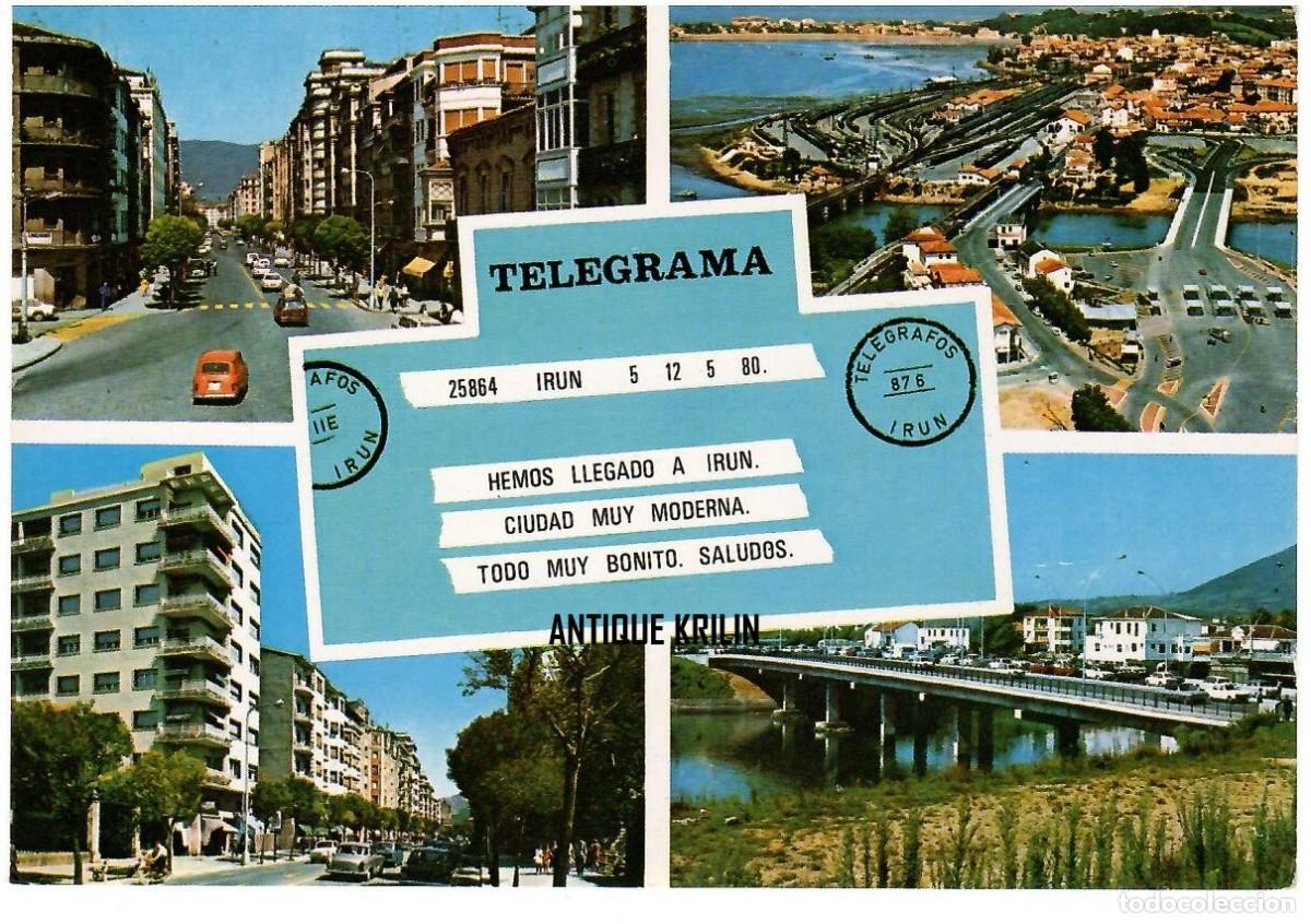 Postales: IRUN N&ordm; 20 VARIAS VISTAS / FOTO MANIPEL / EDICION NAYLLA - FOURNIER / SIN FRANQUEAR