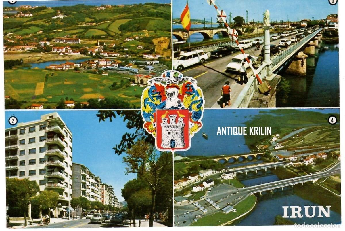 Postales: IRUN N&ordm; 19 VARIAS VISTAS / FOTO MANIPEL / EDICION NAYLA- FOURNIER / SIN FRANQUEAR