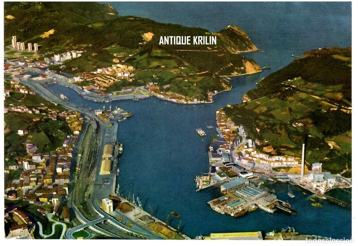 Postales: PASAJES / VISTA AEREA / EDICION MANIPEL - FOURNIER 1968 / SIN FRANQUEAR
