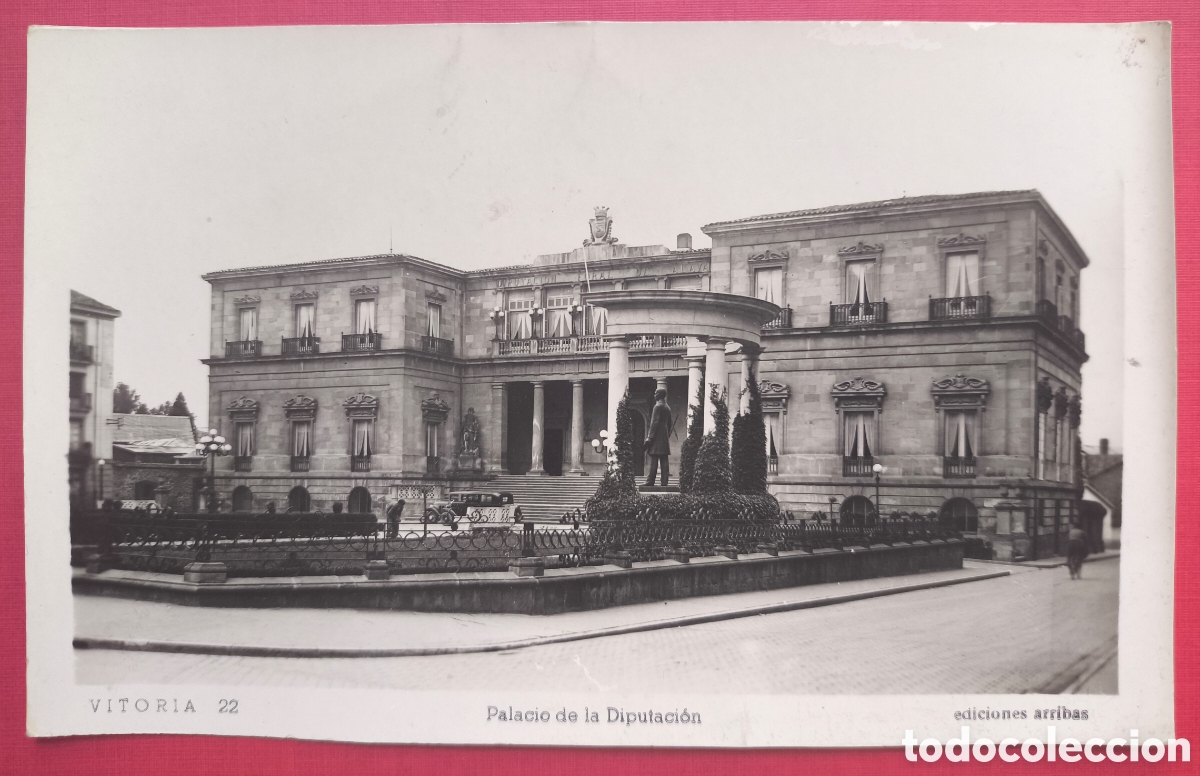 Postales: VITORIA PALACIO DE LA DIPUTACI&Oacute;N POSTAL FOTOGR&Aacute;FICA C. 1955