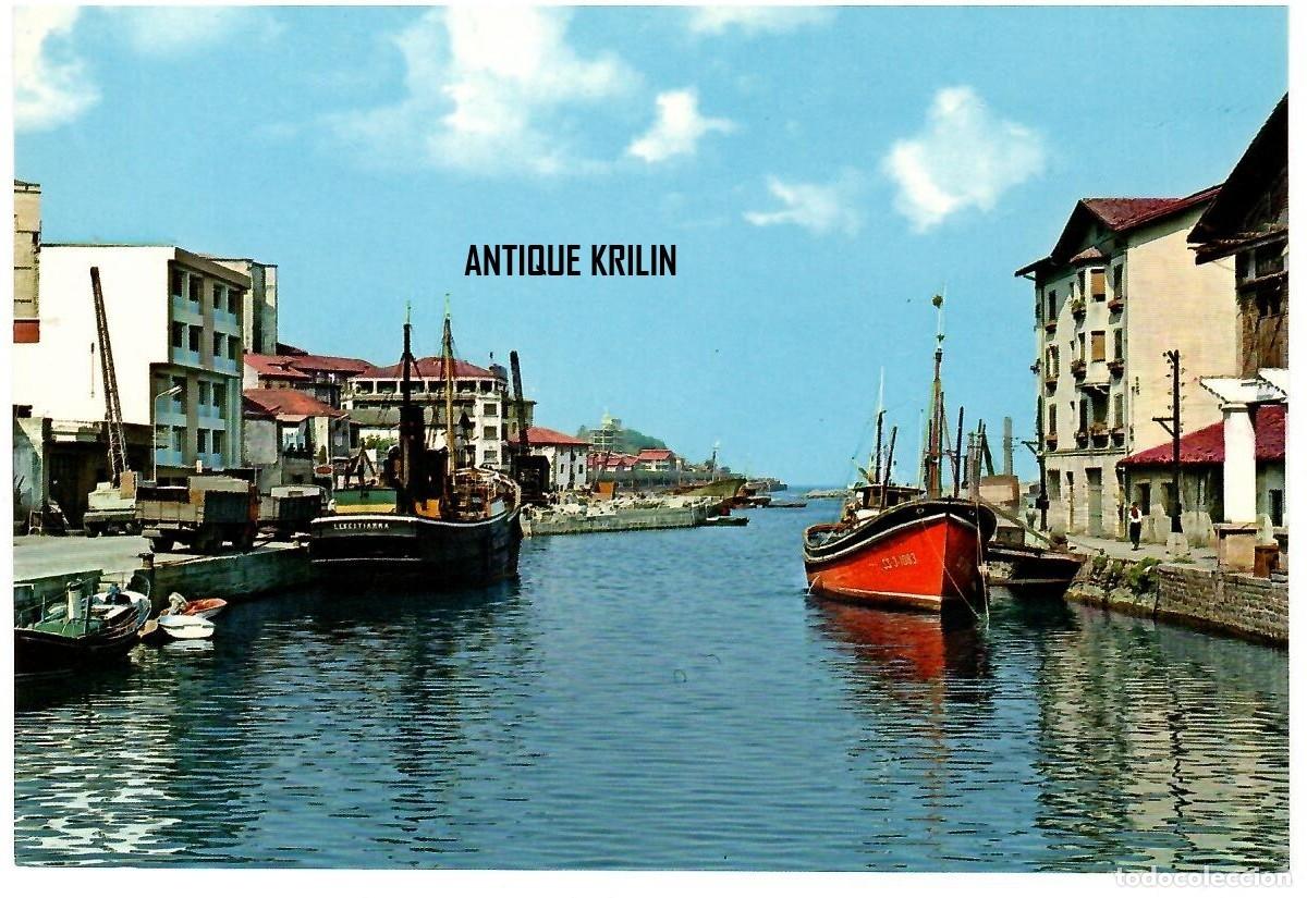 Postales: ZUMAYA N&ordm; 224 RIA Y MUELLE / EDICIONES FUERTES / SIN FRANQUEAR