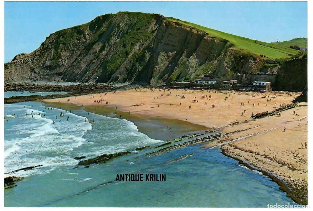 Postales: ZUMAYA N&ordm; 4 PLAYA DE ITZURUN / EDICION G. GARRABELLA / SIN FRANQUEAR
