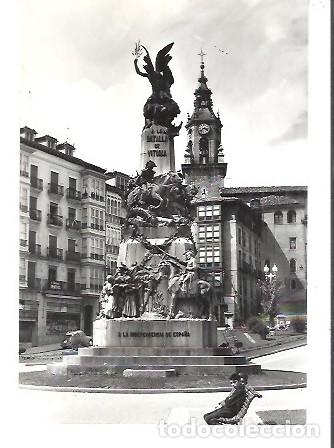 Postales: ANTIGUA POSTAL 3 VITORIA MONUMENTO A LA INDEPENDENCIA EDICIONES L MONTA&Ntilde;ES