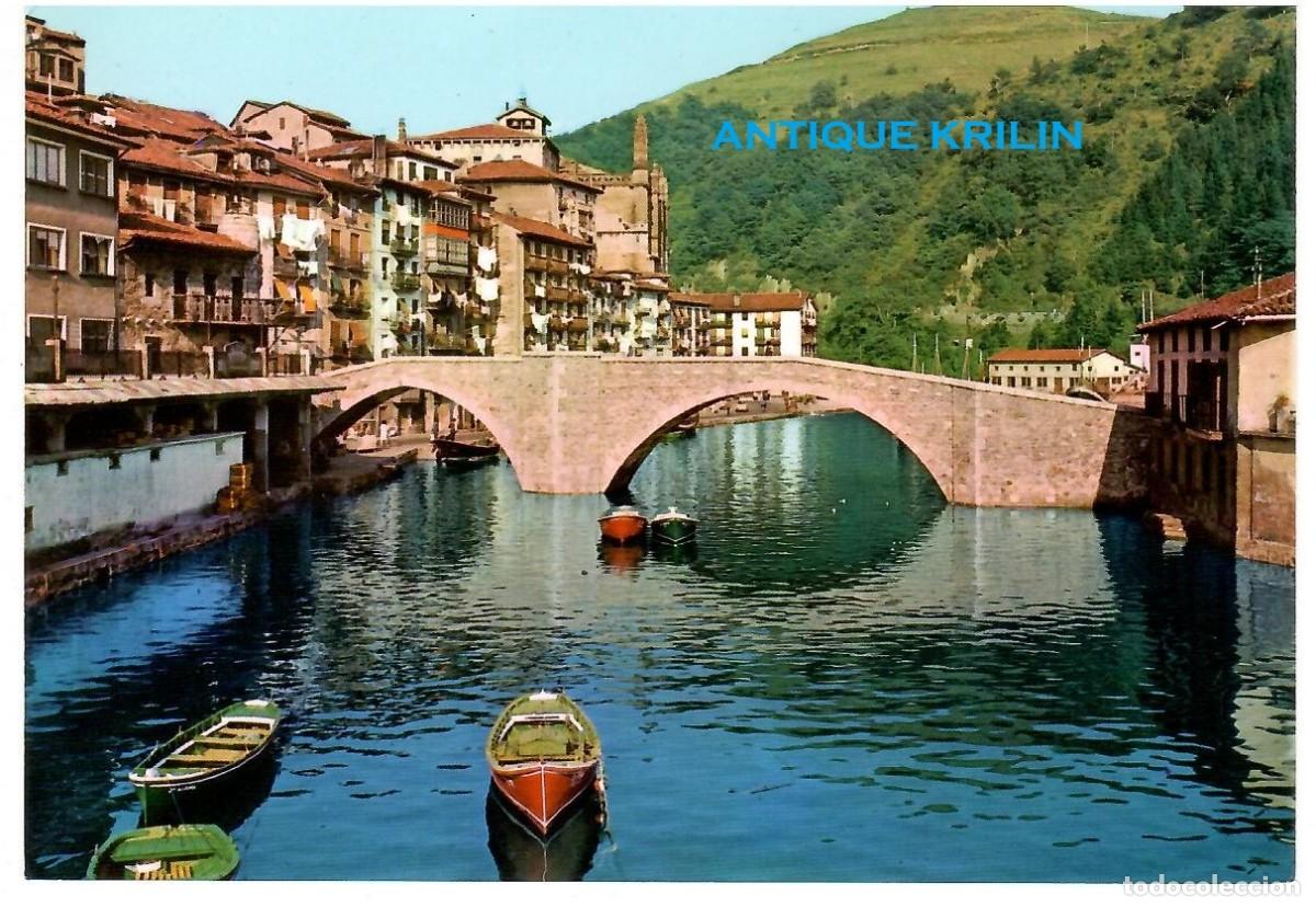 Postales: ONDARROA N&ordm; 87 EL PUENTE VIEJO / EDICIONES ALARDE / SIN FRANQUEAR
