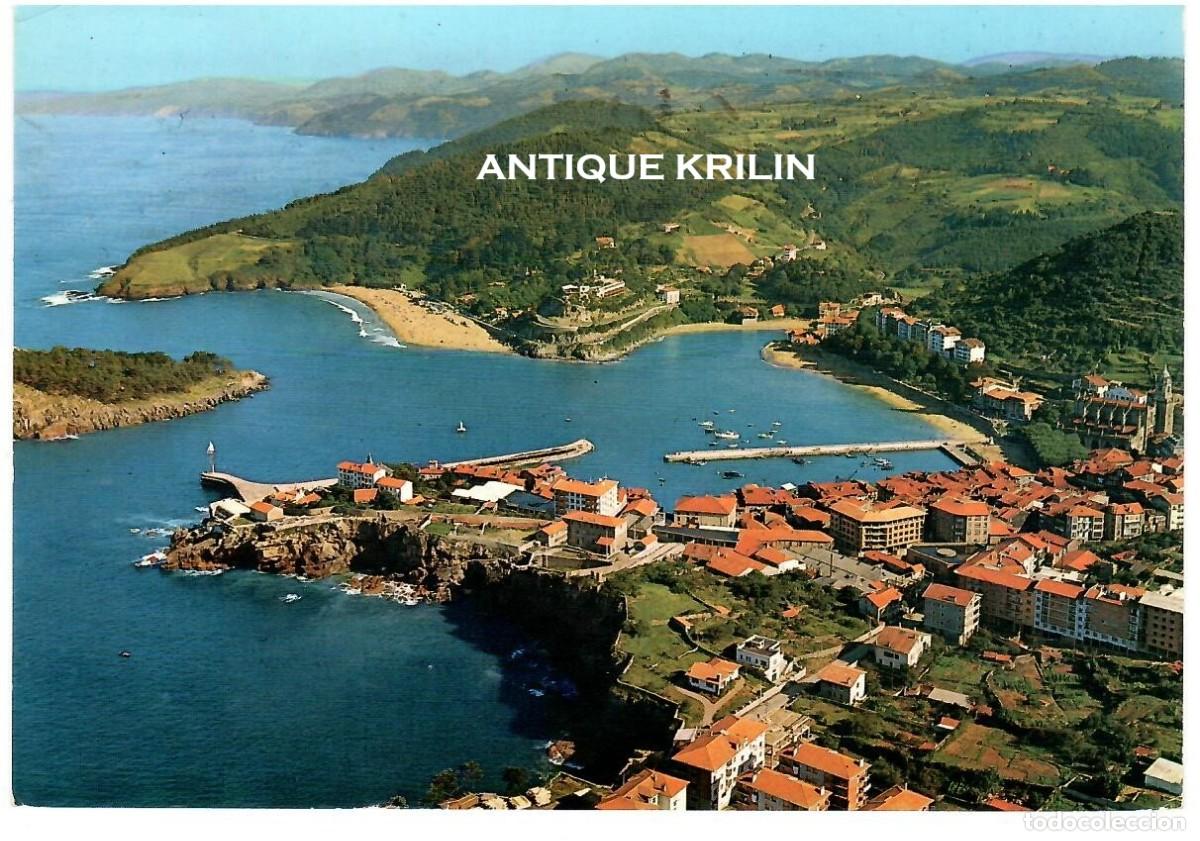 Postales: LEQUEITIO N&ordm; 440 VISTA AEREA / EDICIONES ALARDE / FRANQUEADA
