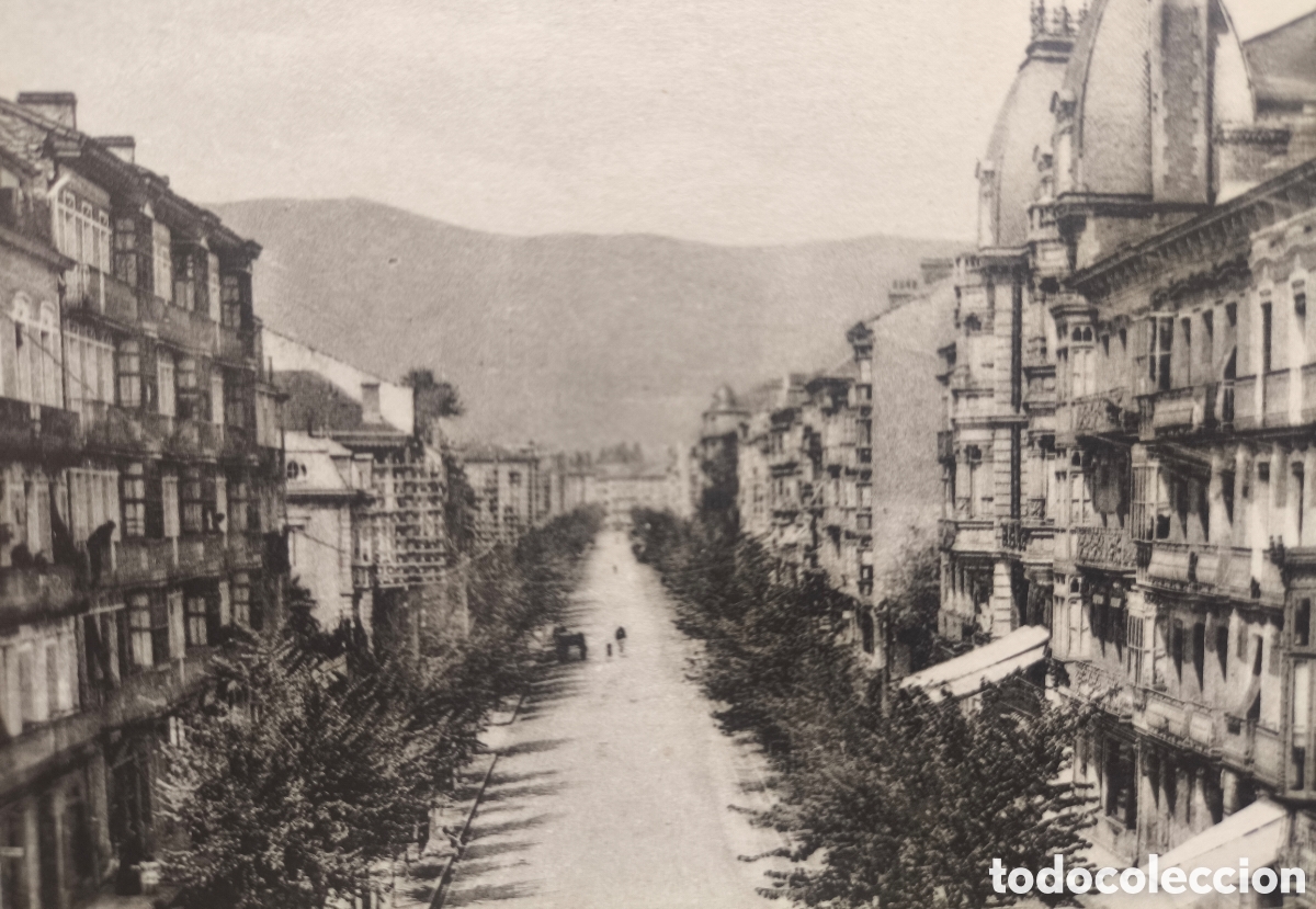 Postales: IR&Uacute;N PASEO DE COLON ANTES DEL INCENDIO POSTAL FOTOTIPIA GUIP&Uacute;ZCOA 1936