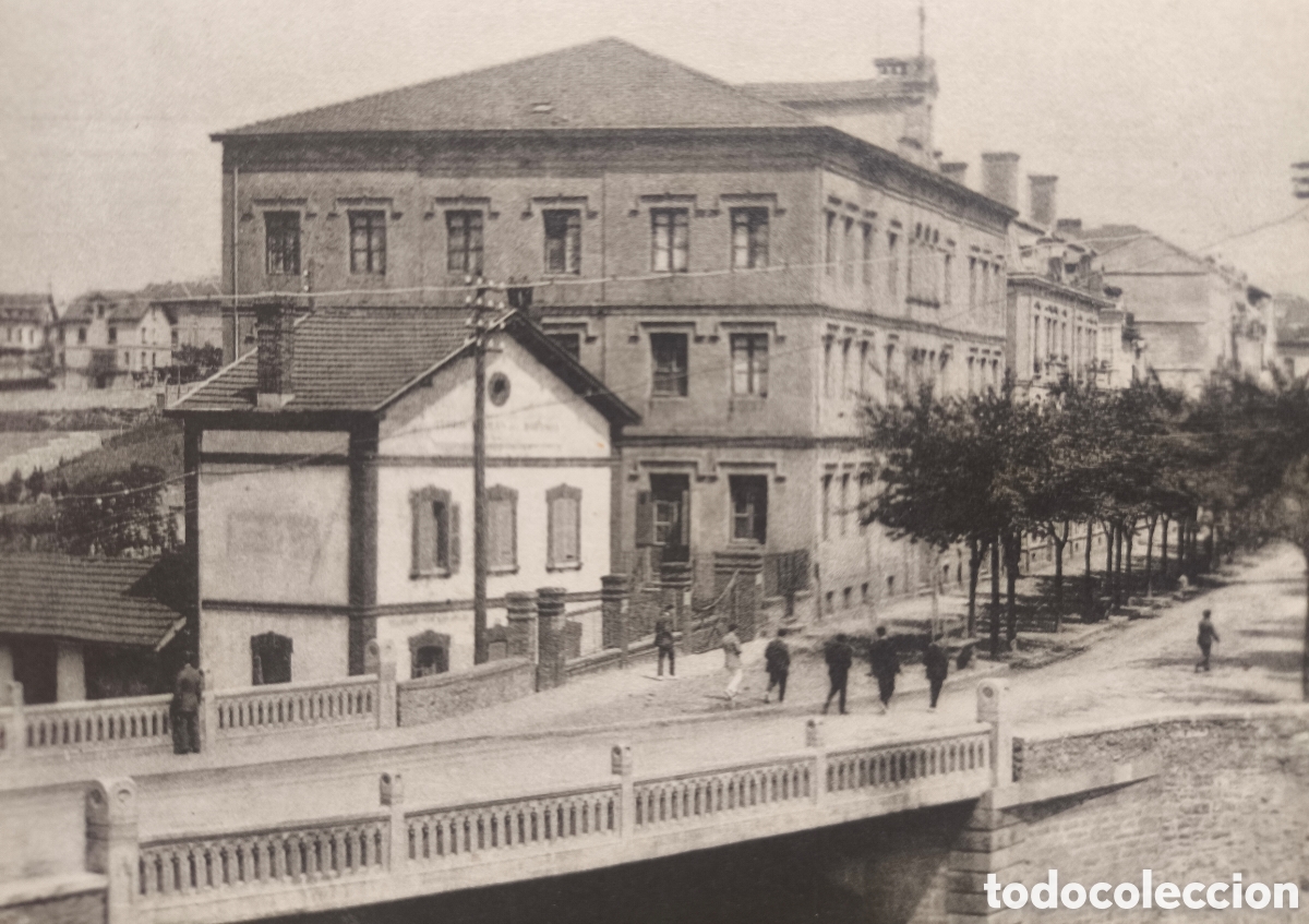 Postales: IR&Uacute;N PASEO DE COLON VISTA PARCIAL ANTES DEL INCENDIO POSTAL FOTOTIPIA GUIP&Uacute;ZCOA 1936