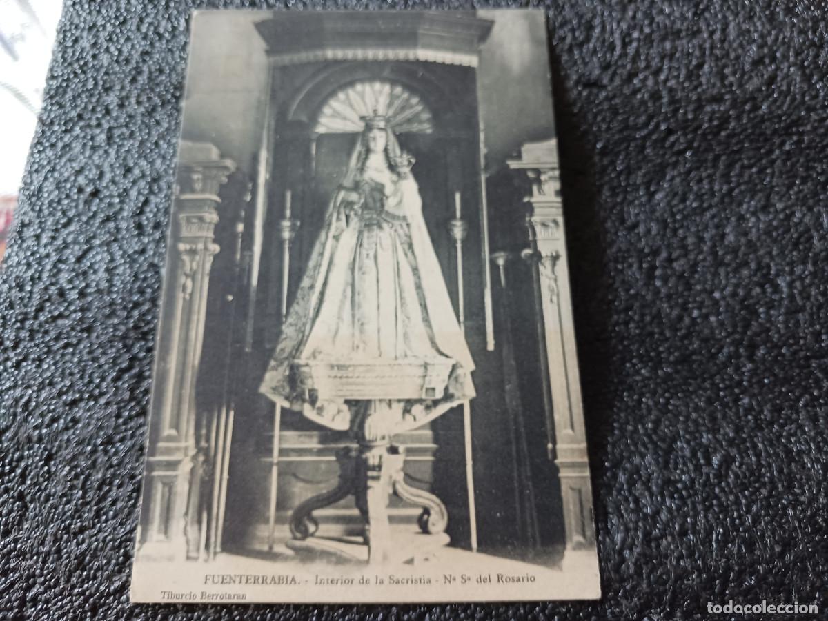 Postales: fuenterrabia, interior de la sacristia, ntra. sra. del rosario, ed. tiburcio berrotaran