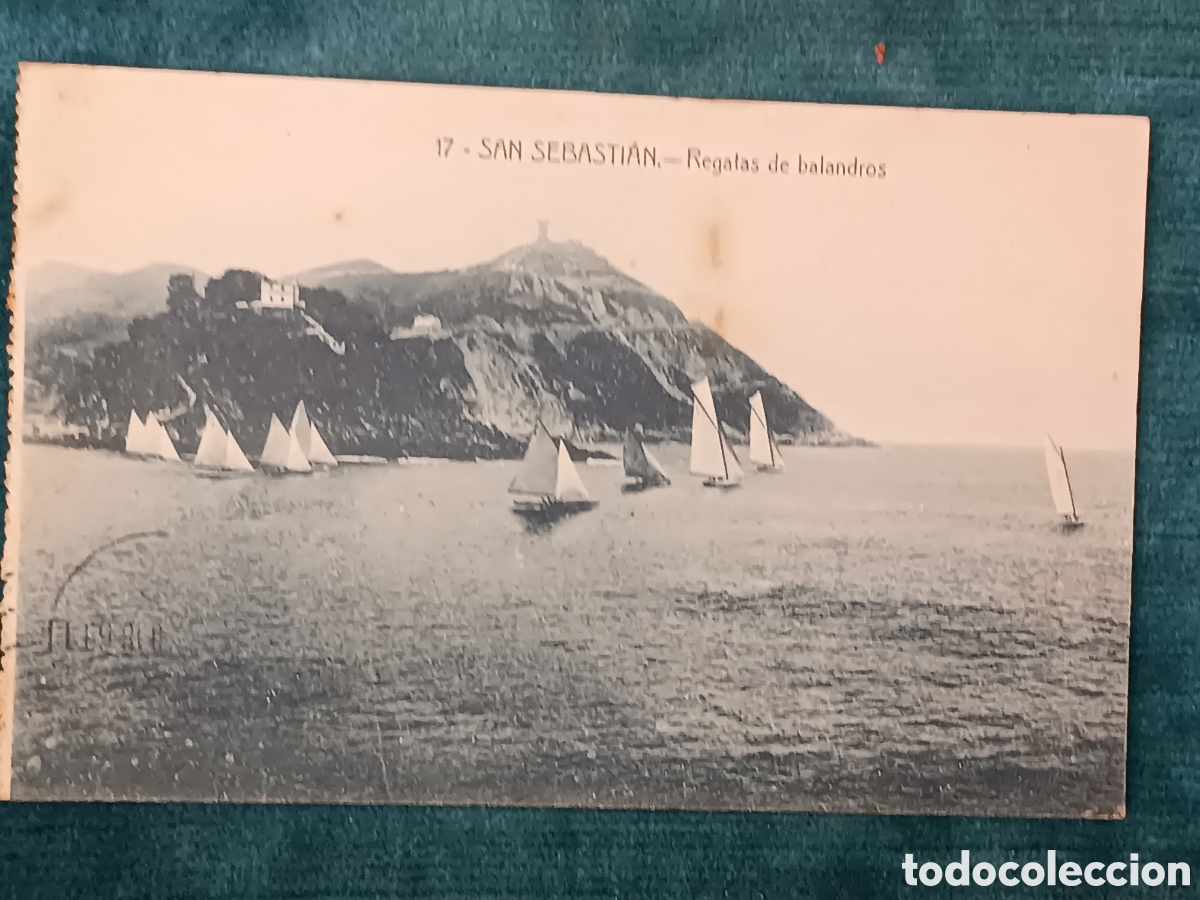 Postales: 17 SAN SEBASTI&Aacute;N. Regatas de balandros