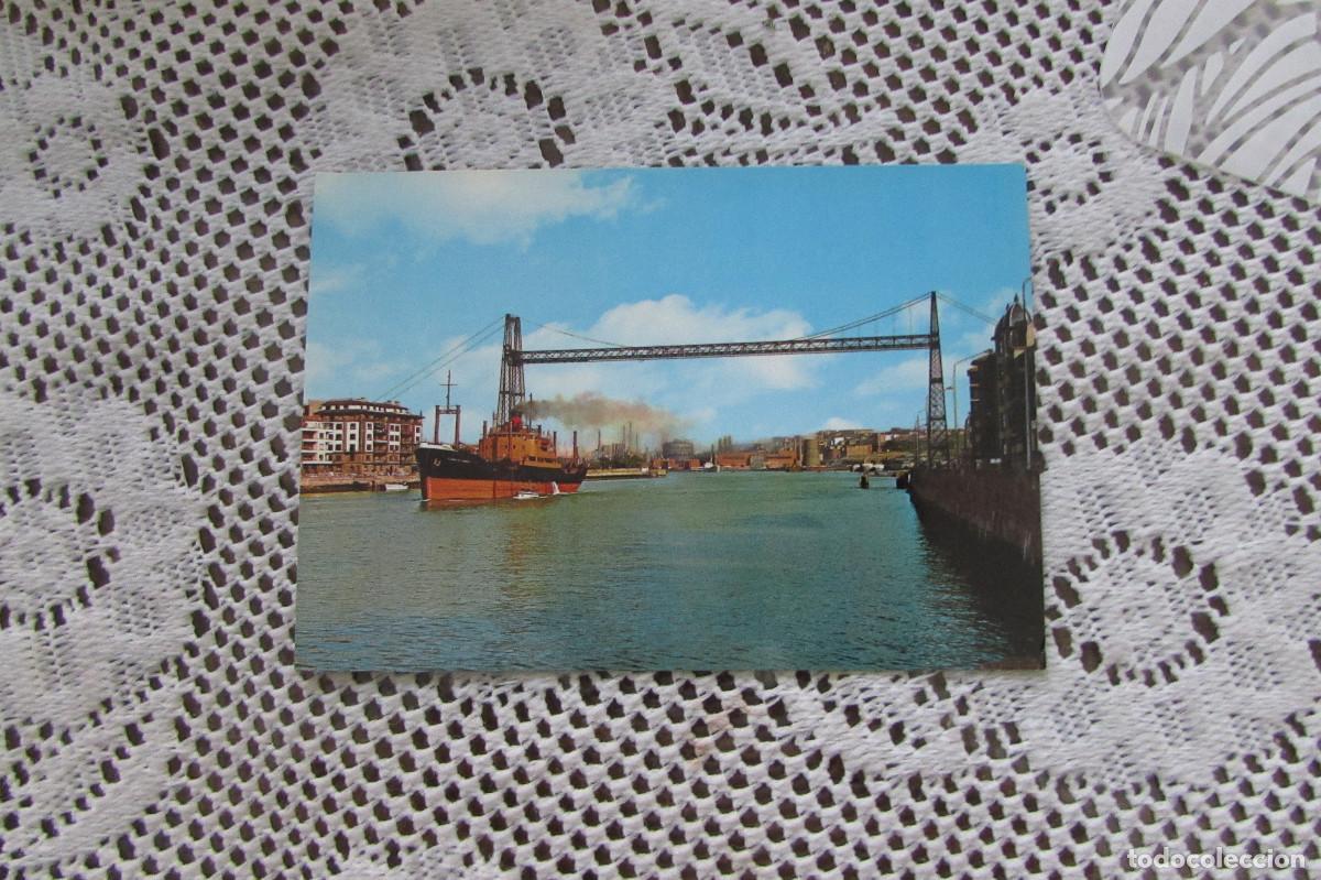 Postales: 129 PUENTE COLGANTE DE VIZCAYA ESCRITA