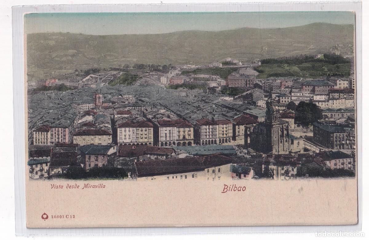 Postales: Bilbao. Vista desde Miravilla . Sin circular