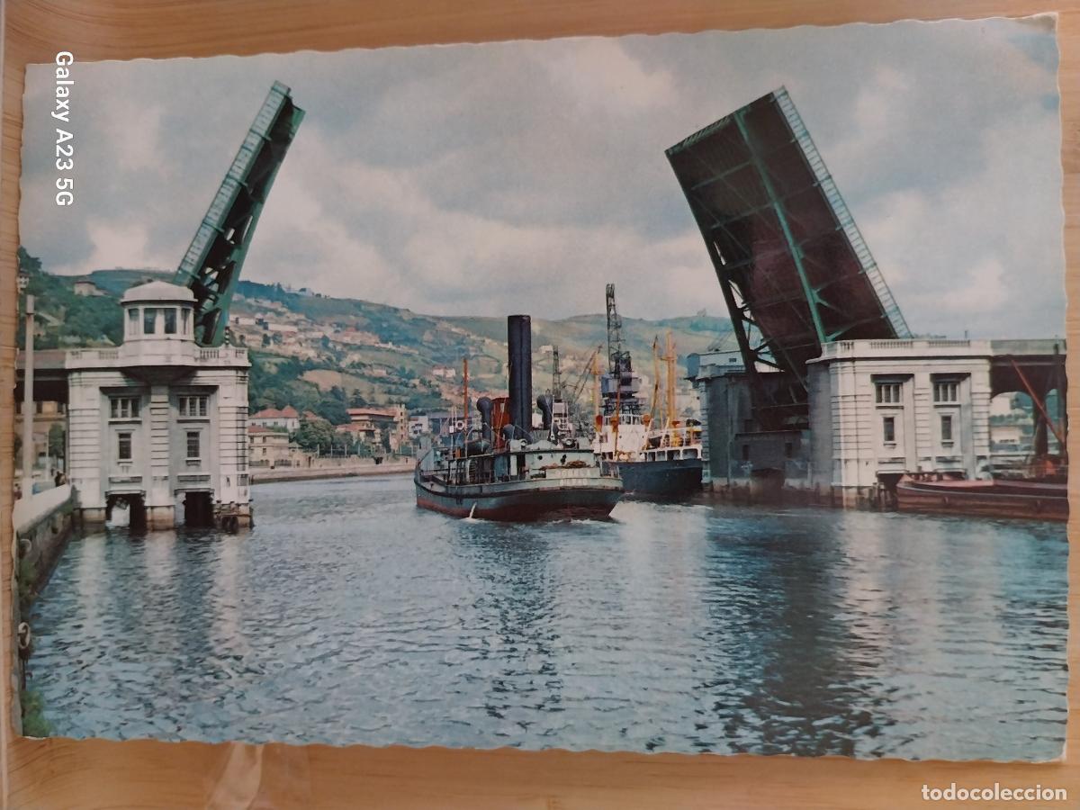 Postales: PUENTE BASCULANTE BILBAO ED GARRABELLA 14 SC ORIGINAL BARCO