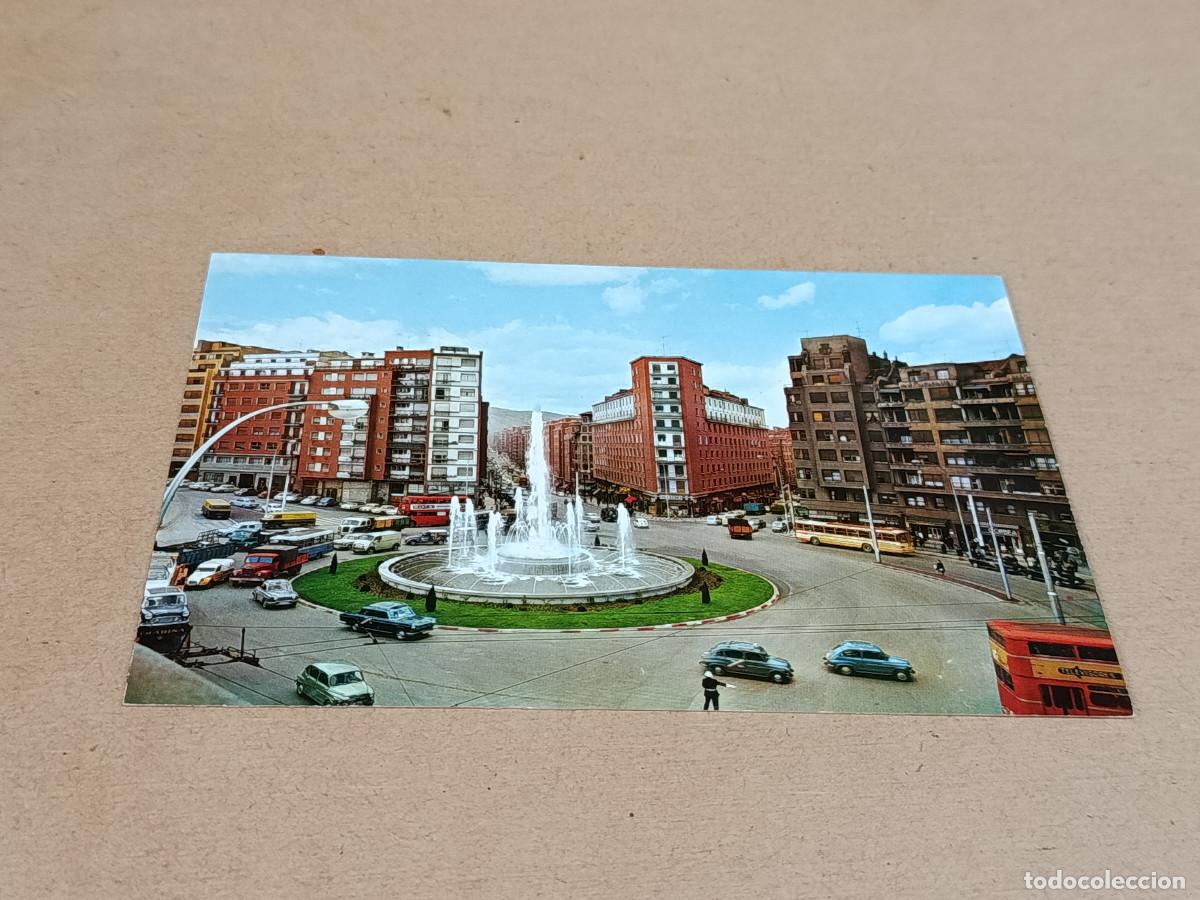 Postales: VIZCAYA - POSTAL BILBAO - FUENTE MONUMENTAL DE LA PLAZA Z&Aacute;BALBURU