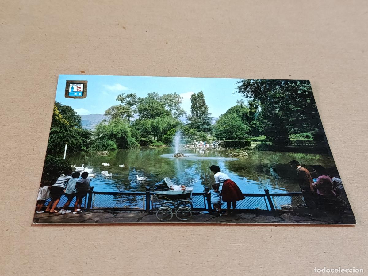 Postales: VIZCAYA - POSTAL BILBAO - ESTANQUE DEL PARQUE