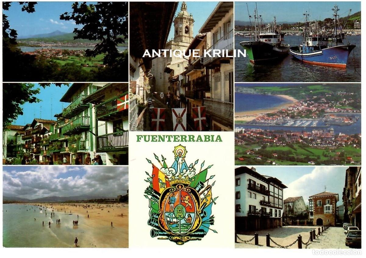 Postales: FUENTERRABIA N&ordm; 22 VARIAS VISTAS / EDICION MANIPEL / SIN FRANQUEAR