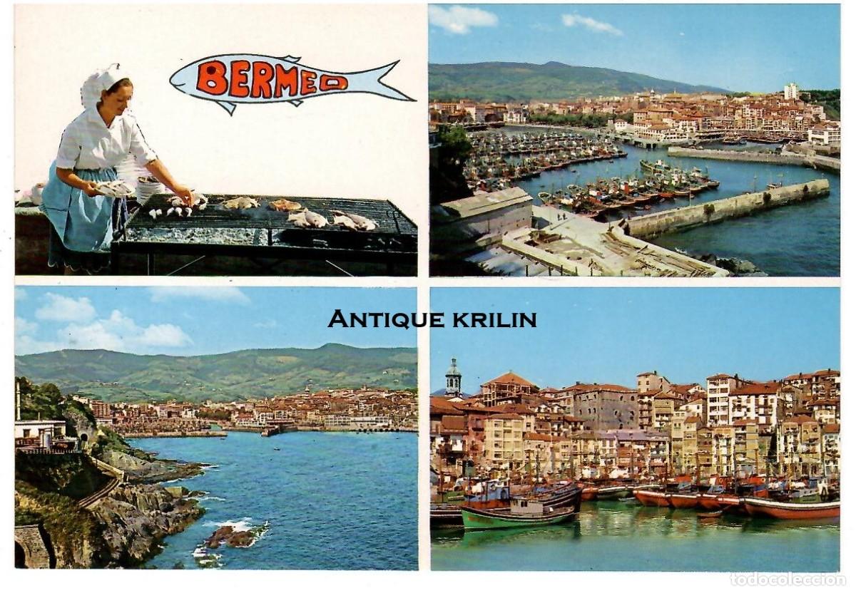 Postales: BERMEO N&ordm; 5584 VARIAS VISTAS / EDICION BEASCOA - SAN CAYETANO / SIN FRANQUEAR