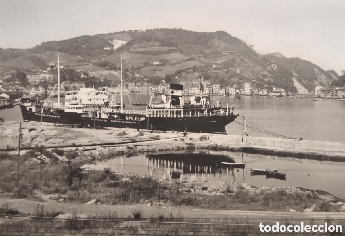 Postales: PUERTO DE PASAJES BARCO VAPOR ZORROZA POSTAL FOTOGR&Aacute;FICA SAN SEBASTI&Aacute;N C. 1965