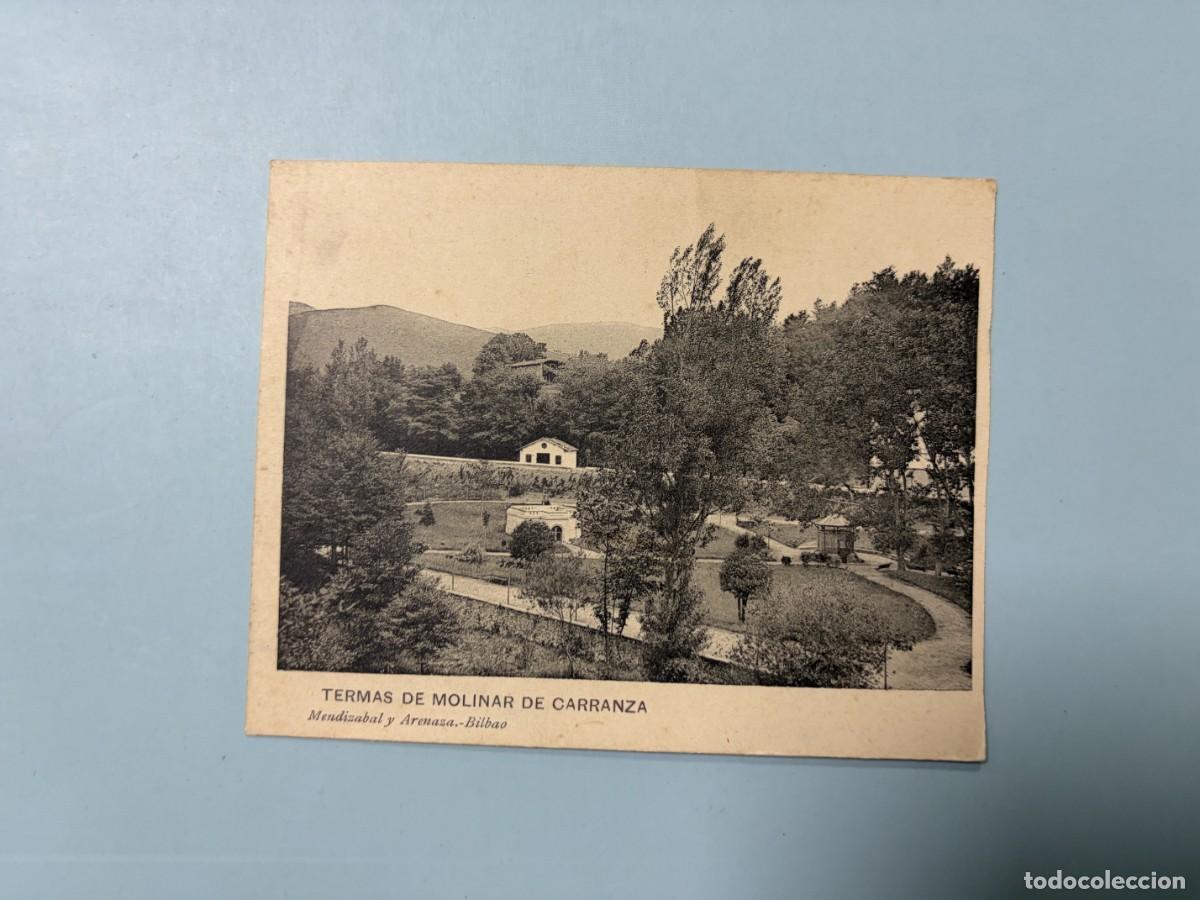 Postales: TARJETA POSTAL. BILBAO. MENDIZABAL Y ARENAZA. TERMAS DE MOLINAR DE CARRANZA. HAUSER Y MENET