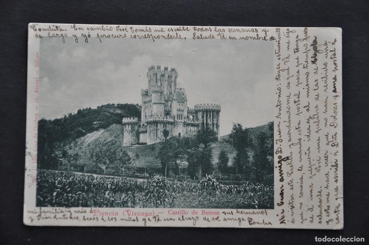 Postales: PLENCIA (VIZCAYA) - CASTILLO DE BUTR&Oacute;N - N&ordm; 4 JOS&Eacute; CRUZ DE GORBEA