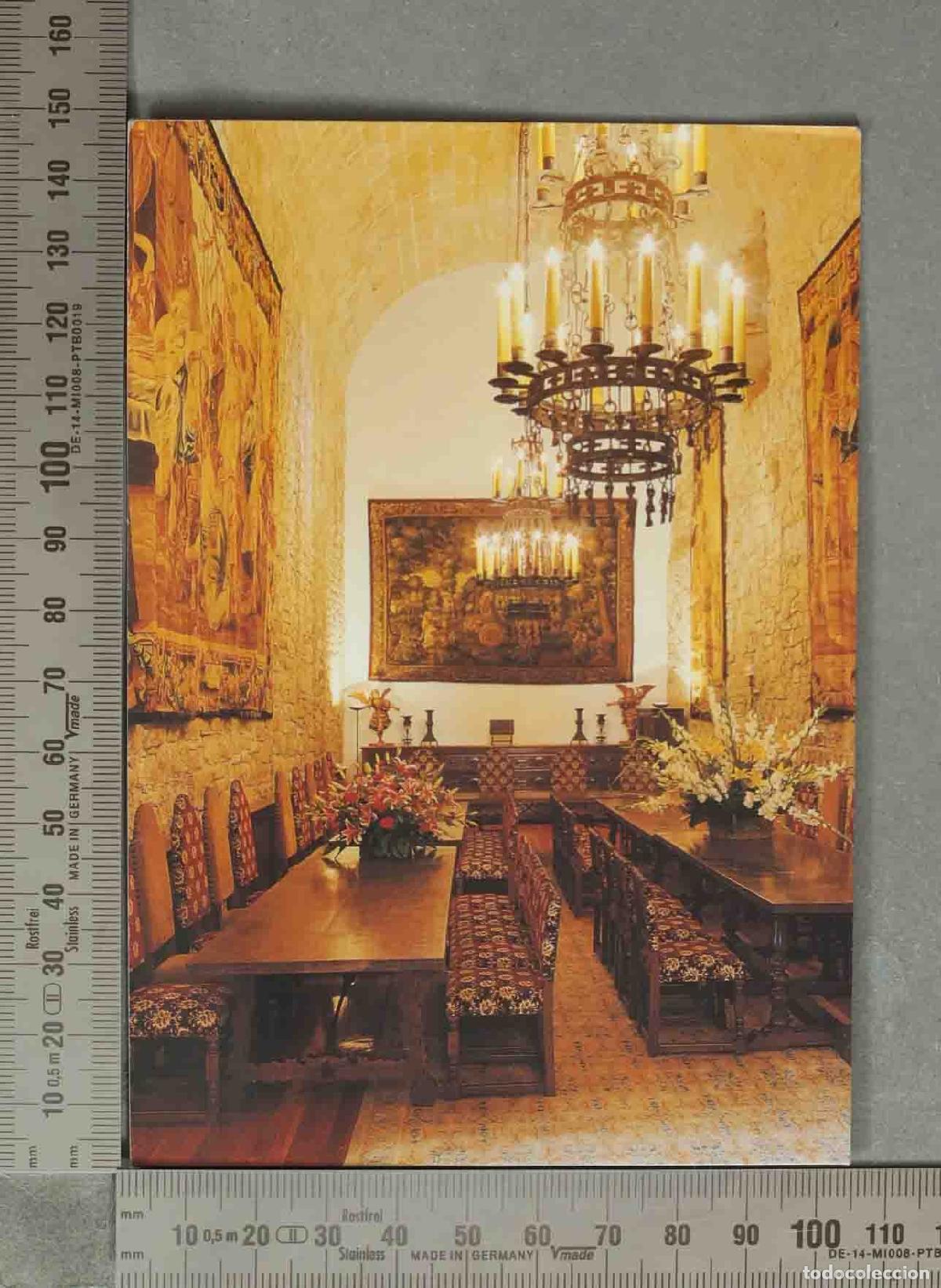 Postales: POSTAL. Hondarribia - Parador de Turismo &acute;El Emperador&acute; - Gran Sal&oacute;n