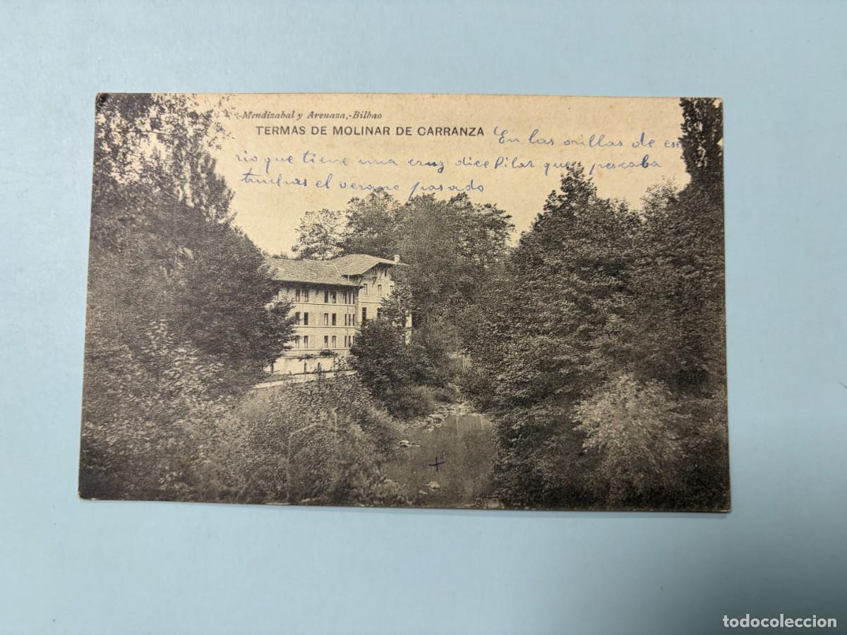 Postales: TARJETA POSTAL. BILBAO. TERMAS DE MOLINAR DE CARRANZA. FOTOTIPIA DE HAUSER Y MENET