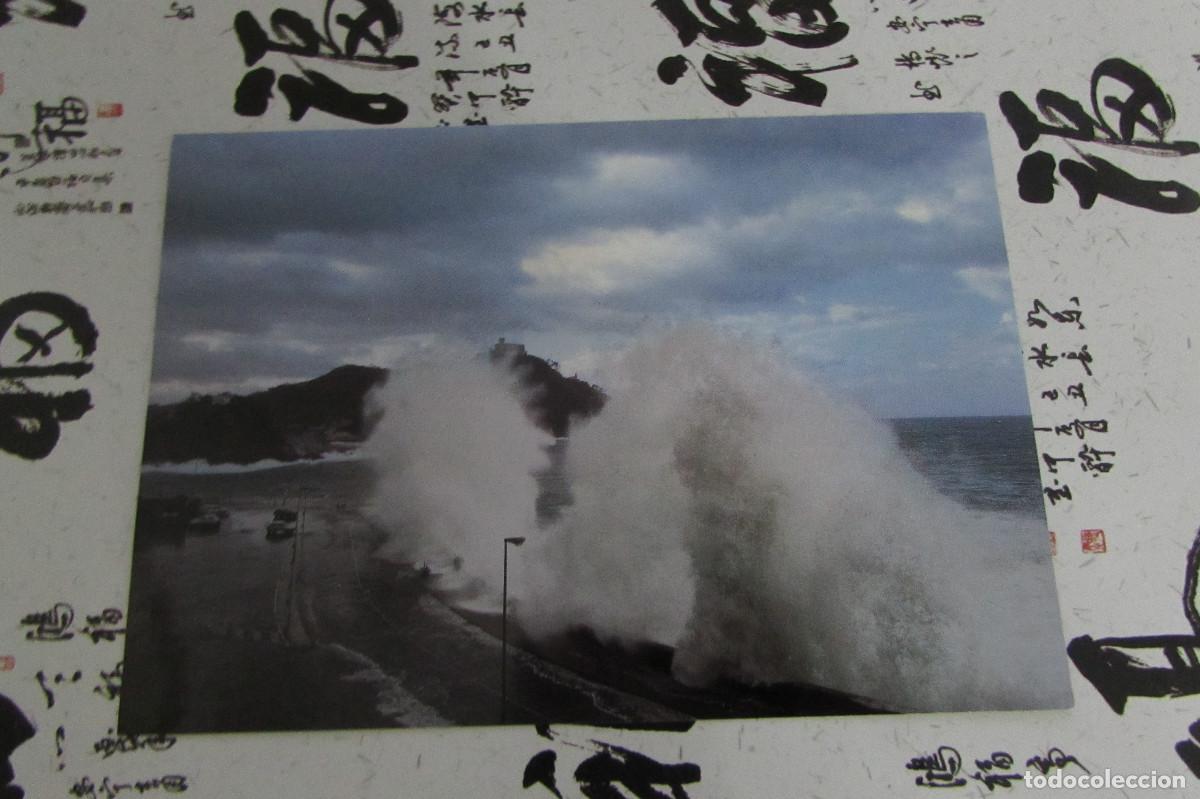 Postales: SAN SEBASTIAN TEMPORAL 140 ESCRITA