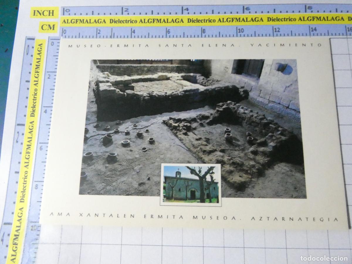 Postales: POSTAL DE GUIP&Uacute;ZCOA. IRUN MUSEO ERMITA SANTA ELENA YACIMIENTO. 688