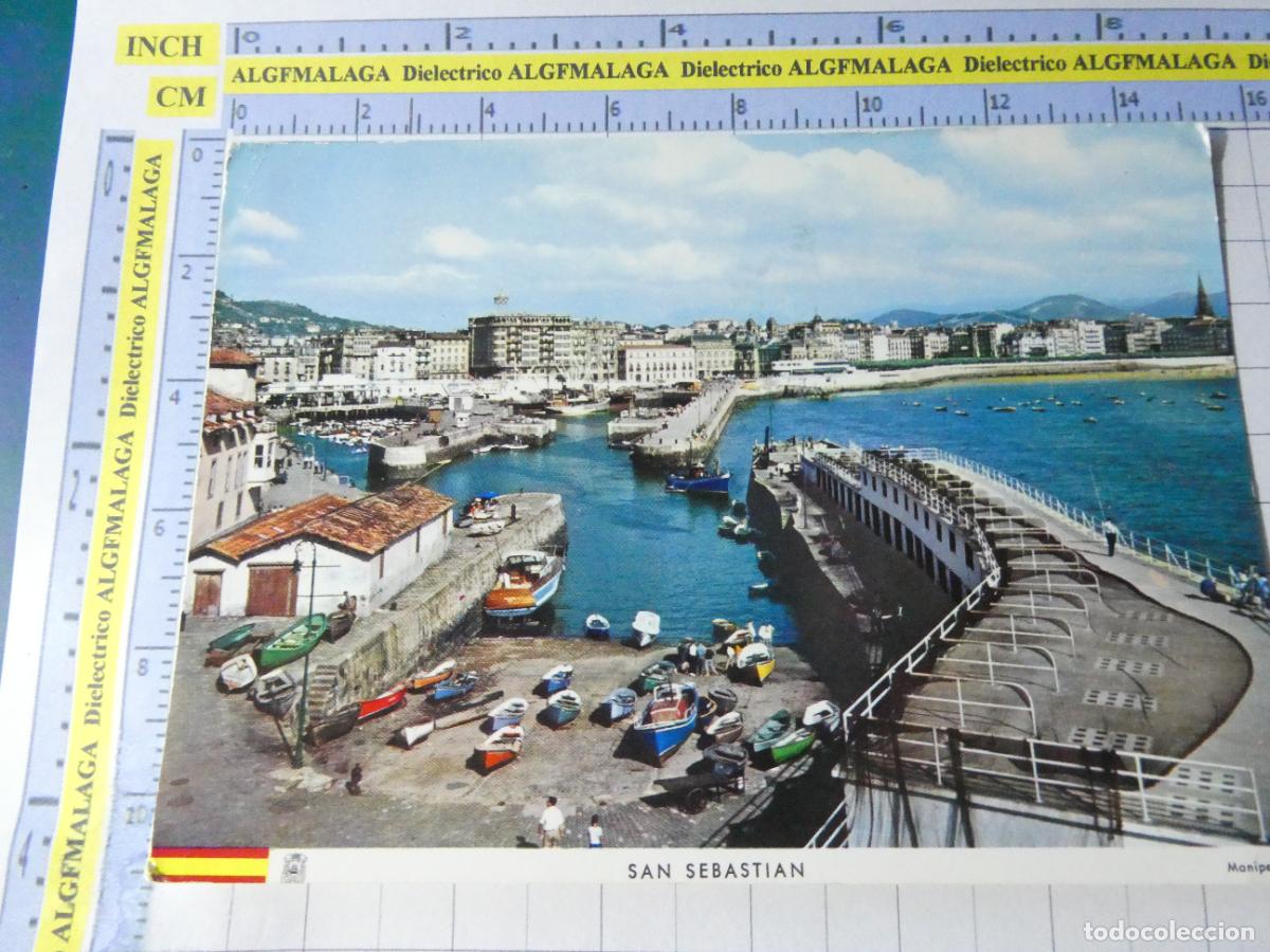 Postales: POSTAL DE GUIP&Uacute;ZCOA. A&Ntilde;O 1960. SAN SEBASTIAN EL PUERTO MANIPEL. 689