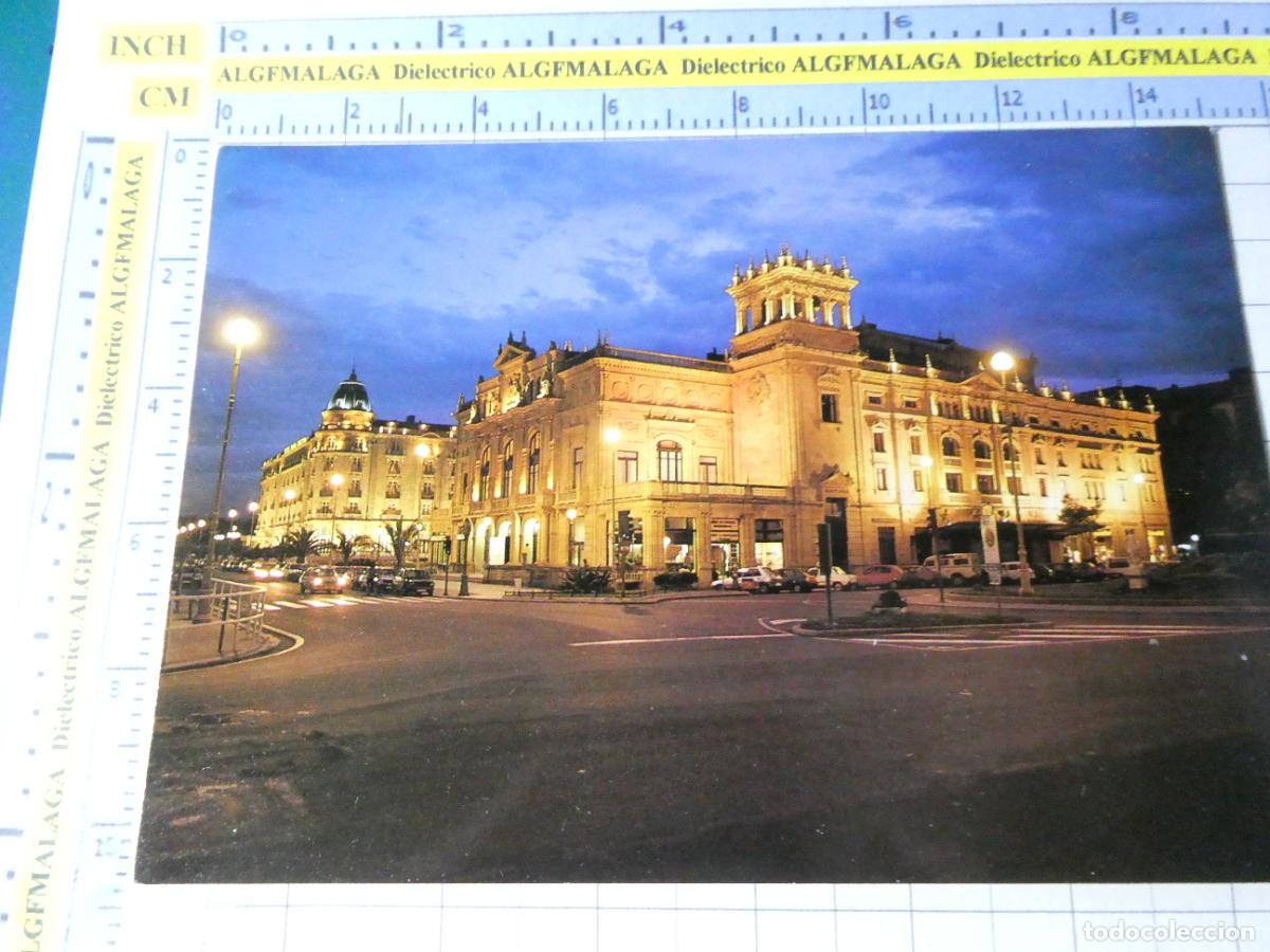 Postales: POSTAL DE GUIP&Uacute;ZCOA. A&Ntilde;O 1988. SAN SEBASTIAN, TEATRO VICTORIA EUGENIA Y HOTEL MAR&Iacute;A CRISTINA 104 693