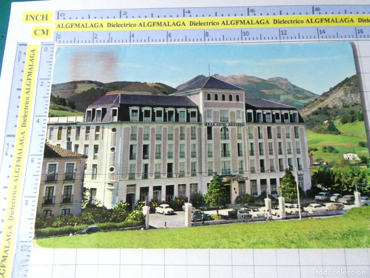 Postales: POSTAL DE GUIP&Uacute;ZCOA. A&Ntilde;O 1966. CESTONA HOTEL AROCENA. GIF. 697