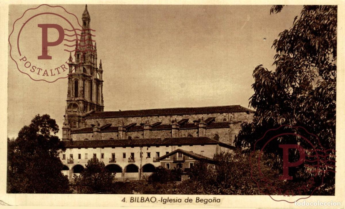 Postales: VIZCAYA. BILBAO. IGLESIA DE BEGO&Ntilde;A.