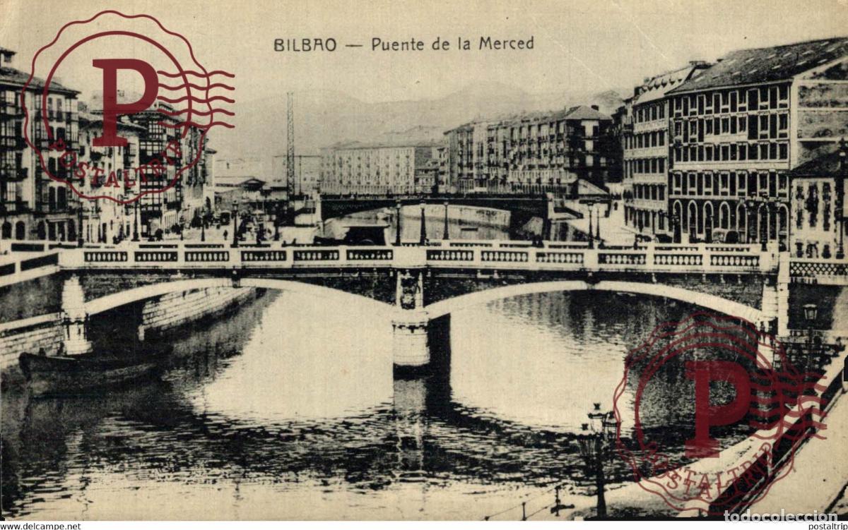 Postales: BILBAO. PUENTE DE MERCED. - Foto 1
