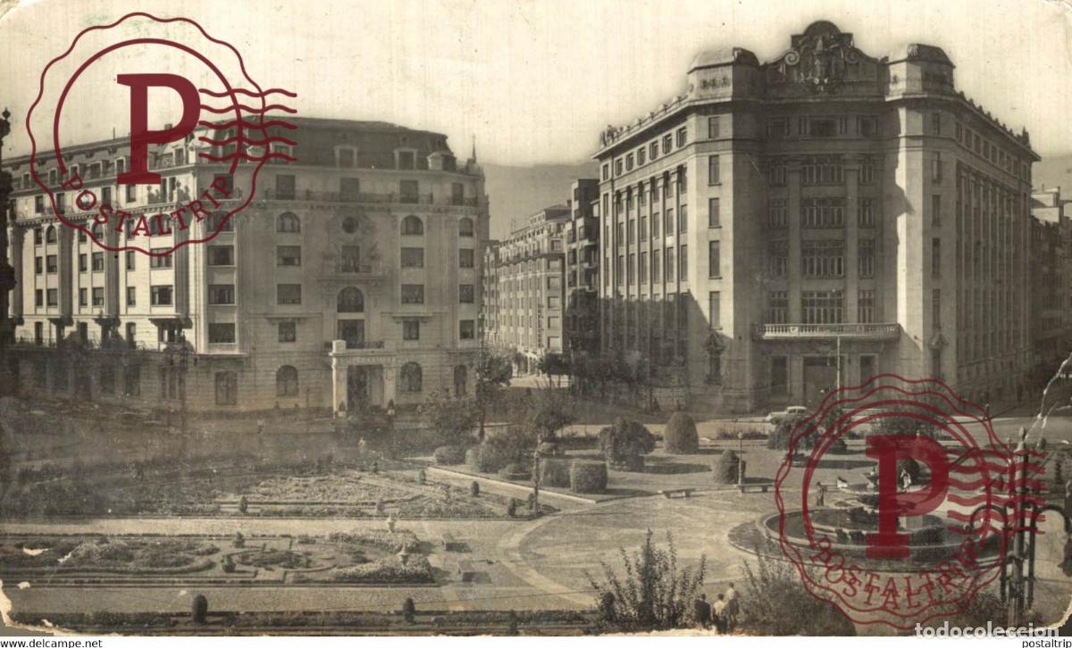 Postales: BILBAO. PLAZA DE FEDERICO MOYUA.